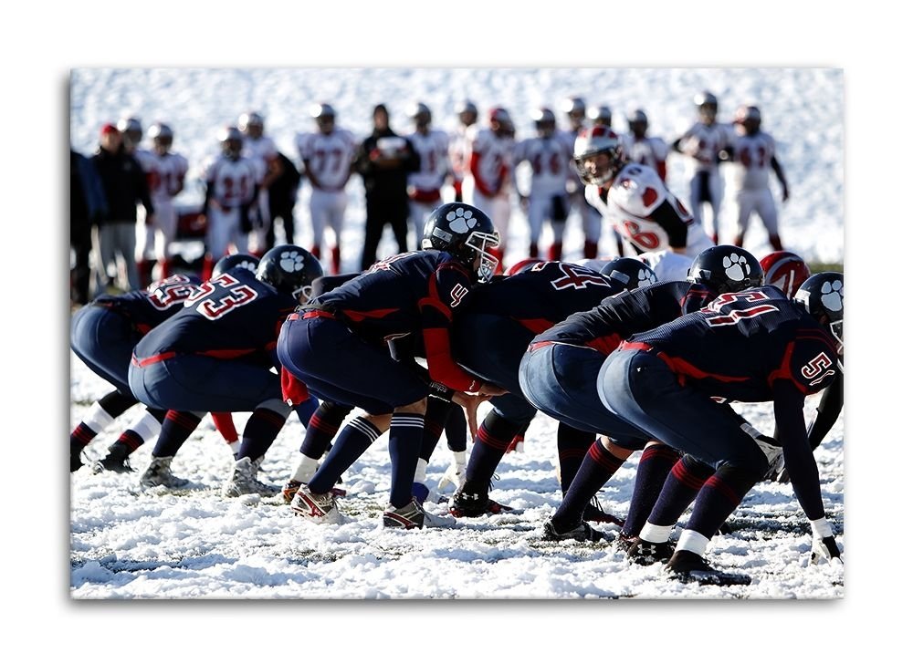 Sport canvas prints Canadian Football team Pixy Canvas